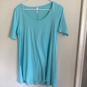Lularoe baby blue top